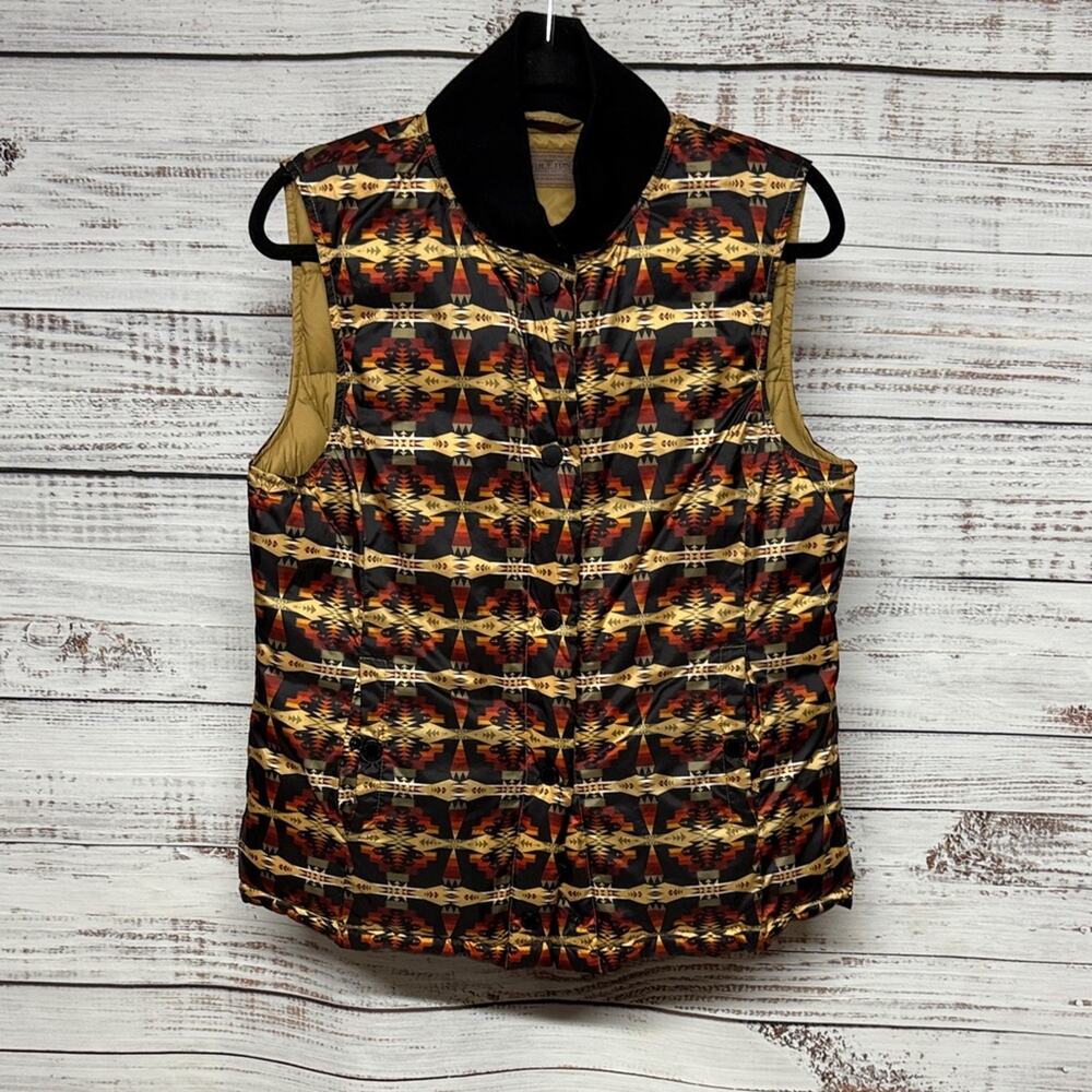 Pendleton Wild Horse Reversible Down Puffer Vest … - image 2